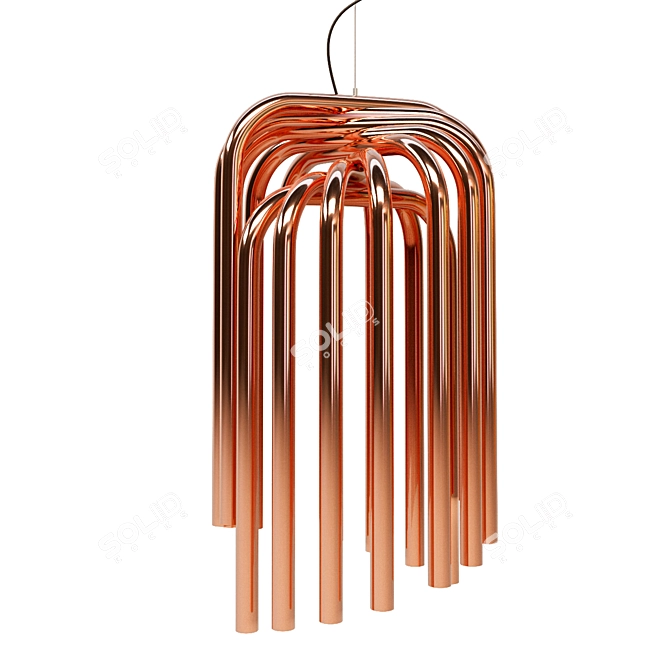 Luxury Pipe Lamp 3D model image 3