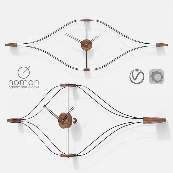 Time Transcendent: Nomon Look Clock 3D model image 1