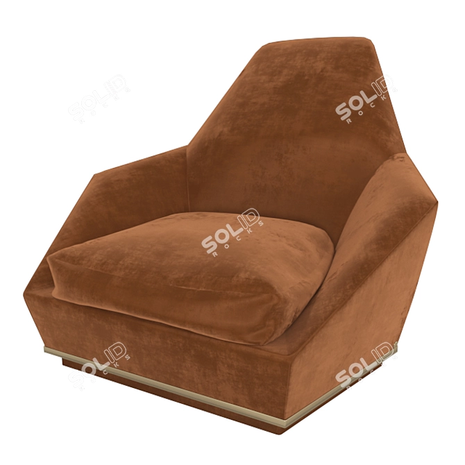 Luxury Aoyama X 655 Chair 3D model image 1