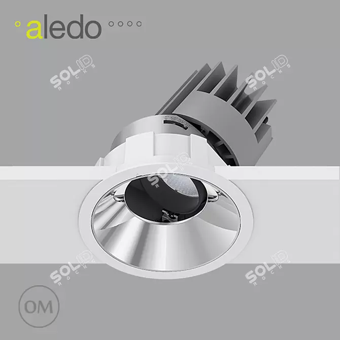 Skill SRA 150: Professional Round Spotlight 3D model image 1