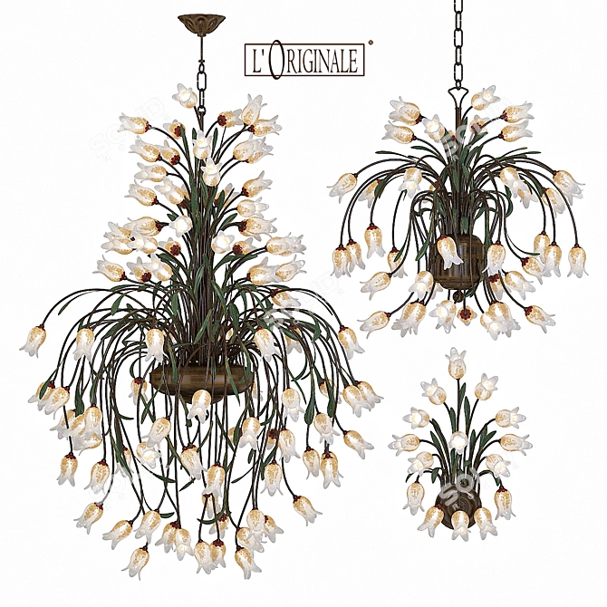 Factory: L'Originale - Exquisite Butterfly Lighting 3D model image 1