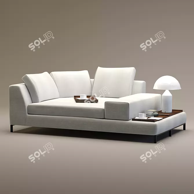 Cozy Comfy Sofa 3D model image 1