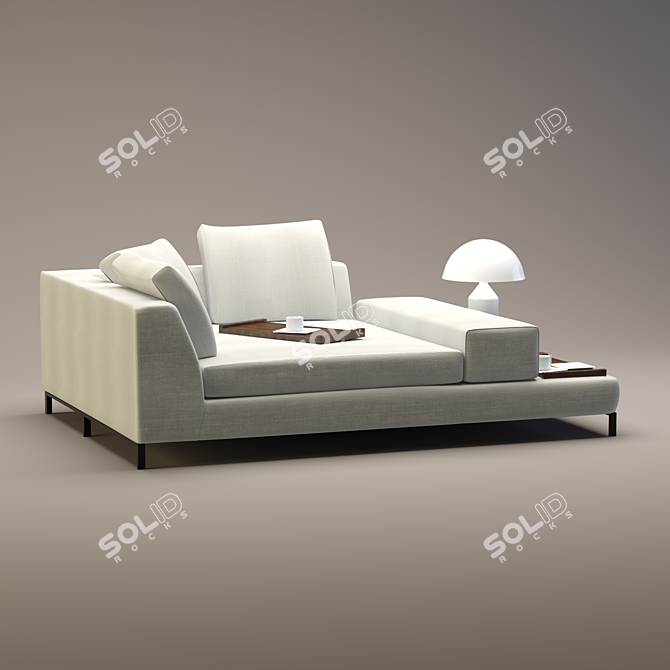 Cozy Comfy Sofa 3D model image 2