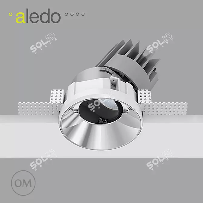 Modular LED Spotlight for Versatile Lighting - SKILL TRA 125 3D model image 1