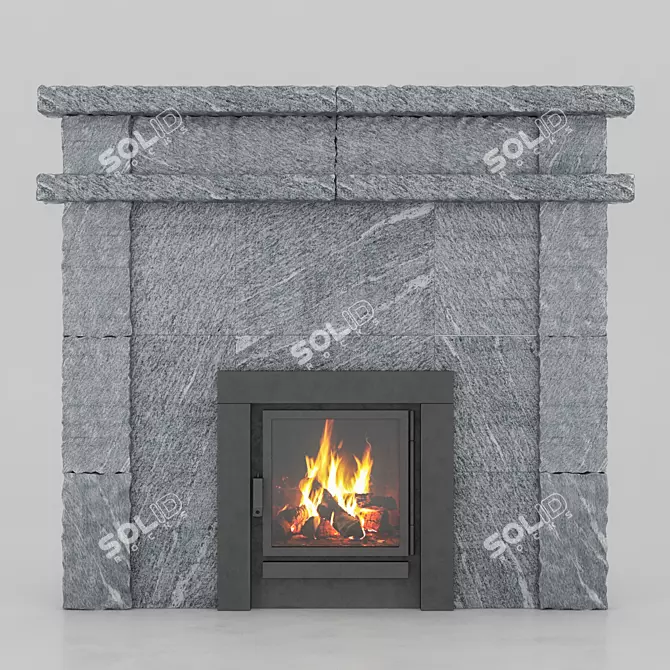 TM06 Talc Magnesite Bath Furnace Portal 3D model image 1
