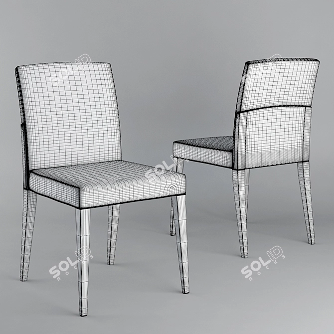 Elegant MONTBEL CHARM-02511: Realistic 3D Furniture Model 3D model image 2