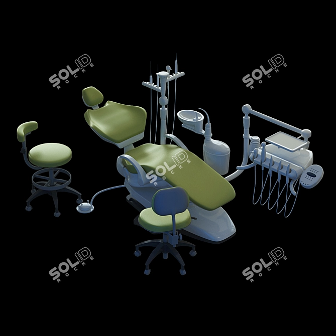 A-Dec 500: Premium Dental Chair 3D model image 2