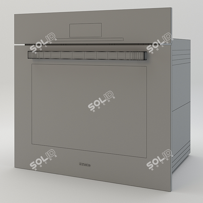 Elegant Miele 6880 PureLine 3D model image 2