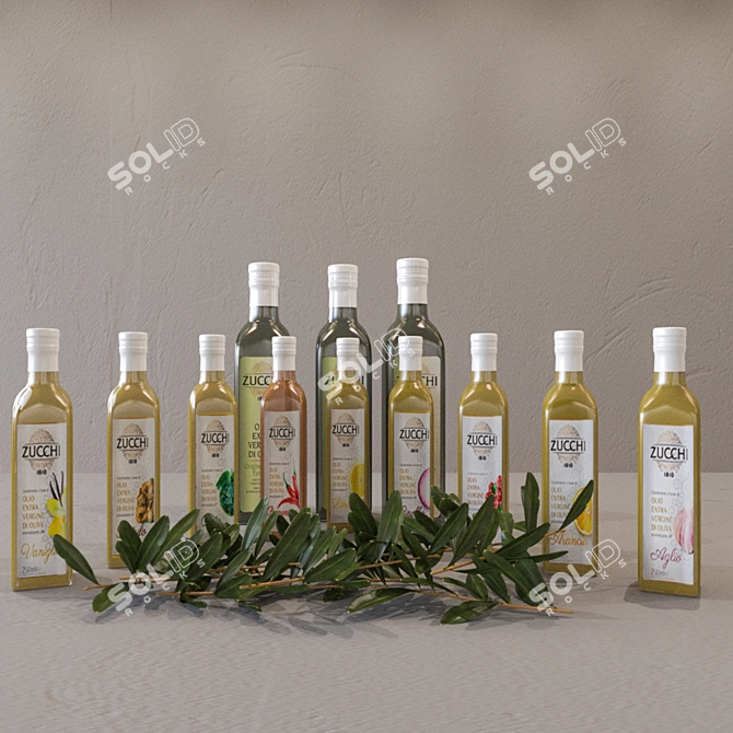 Essential Bliss: Aromatic Oil 3D model image 1