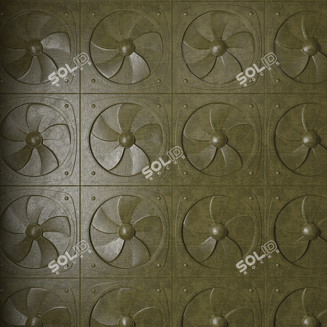 3D Panel Fallout - Unique Design and Incredible Depth 3D model image 1