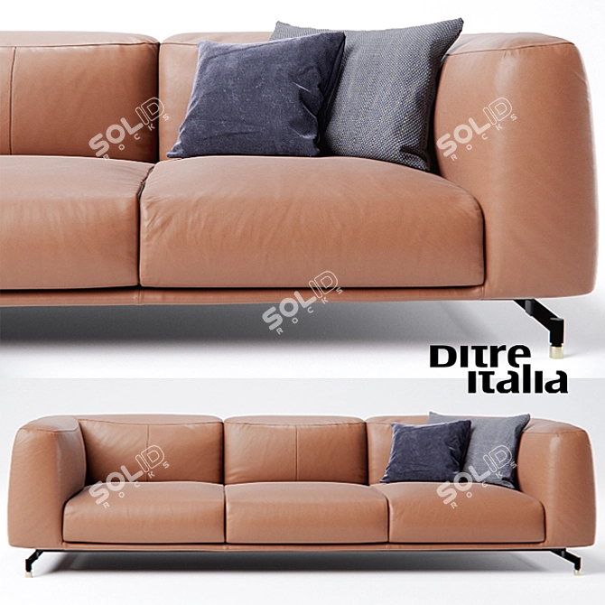 Luxurious DitreItalia St. Germain Sofa 3D model image 1