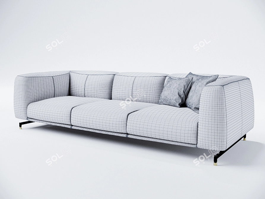 Luxurious DitreItalia St. Germain Sofa 3D model image 3