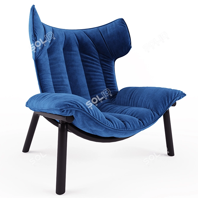 Sleek & Versatile Ample Sofa 3D model image 2