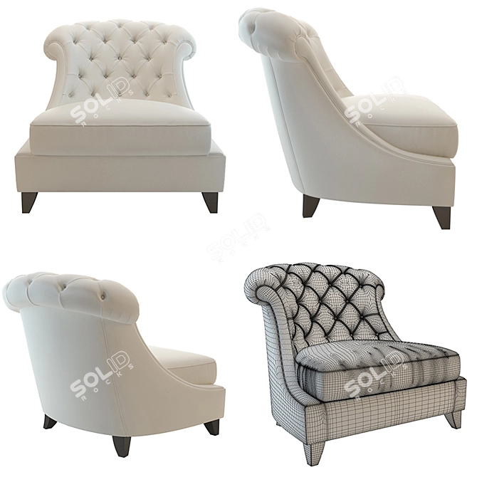 Opera Magda Chair 3D model image 2