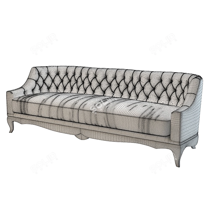 Opera Margherita Classic Sofa 3D model image 2