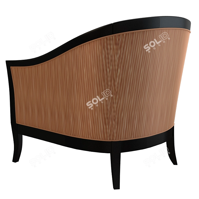 Opera Contemporary Marta Armchair 3D model image 2