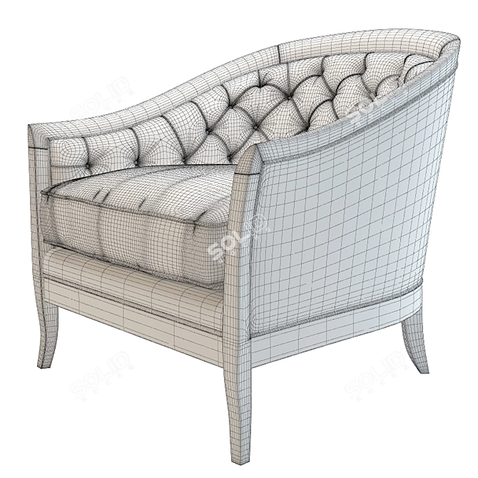 Opera Contemporary Marta Armchair 3D model image 3