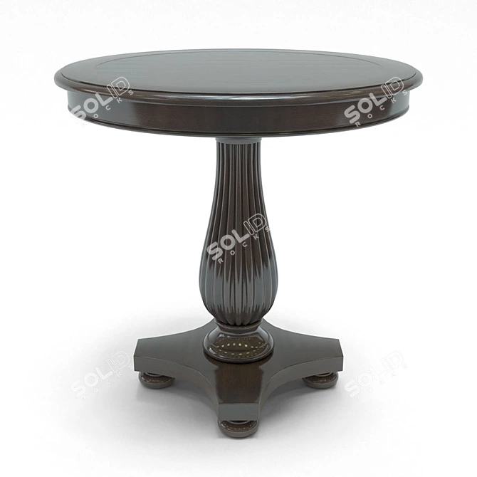 Eastridge Hooker Table: Elegant and Functional 3D model image 1