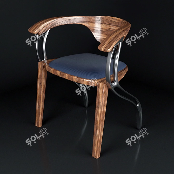 Palare Modern Dining Chair by Sebastian Blakeley 3D model image 1