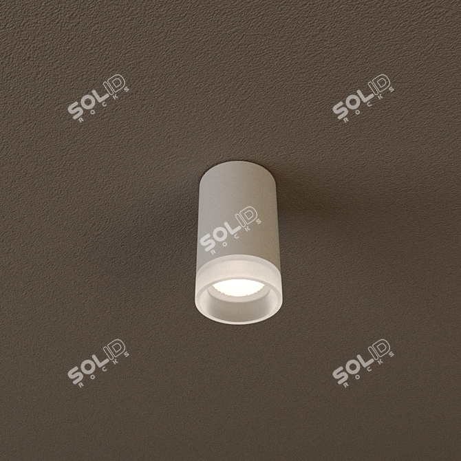 Sleek Matt M: Bulkhead Light 3D model image 1