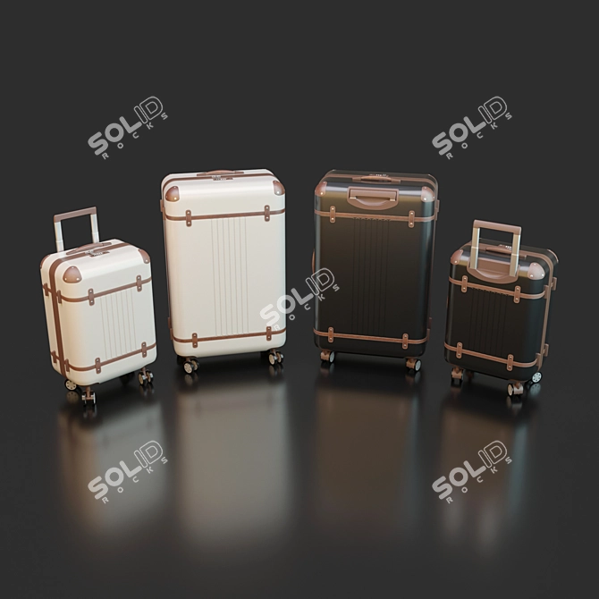 Mark and Graham Terminal 1 Carry-On Bag: Stylish and Functional 3D model image 1