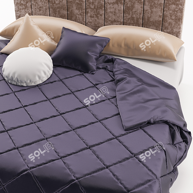 Luxury Italian Lord Bed by Signorini & Coco 3D model image 3