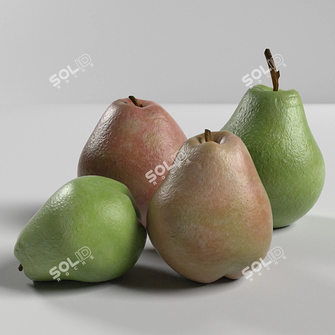 Pearl Fruits 3D Models 3D model image 1