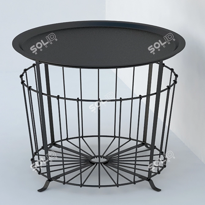 Versatile GUALÖV Storage Table 3D model image 1