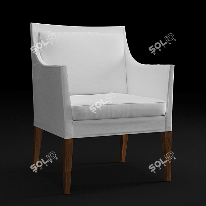 Italian Flexform Armchair 3D model image 1