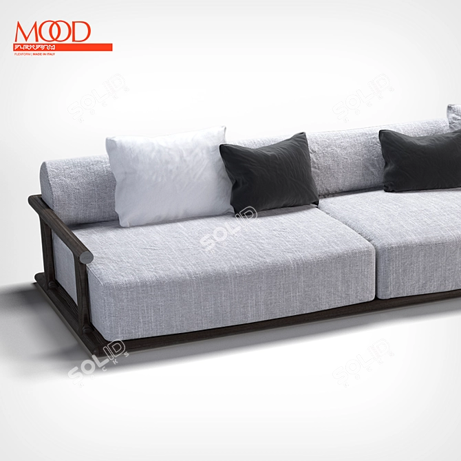 Icaro Sofa: Elegant, Modern Design 3D model image 2