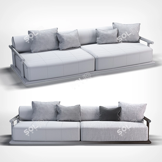 Icaro Sofa: Elegant, Modern Design 3D model image 3
