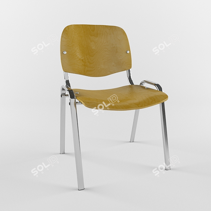 Modern Loft Office Chair 3D model image 1