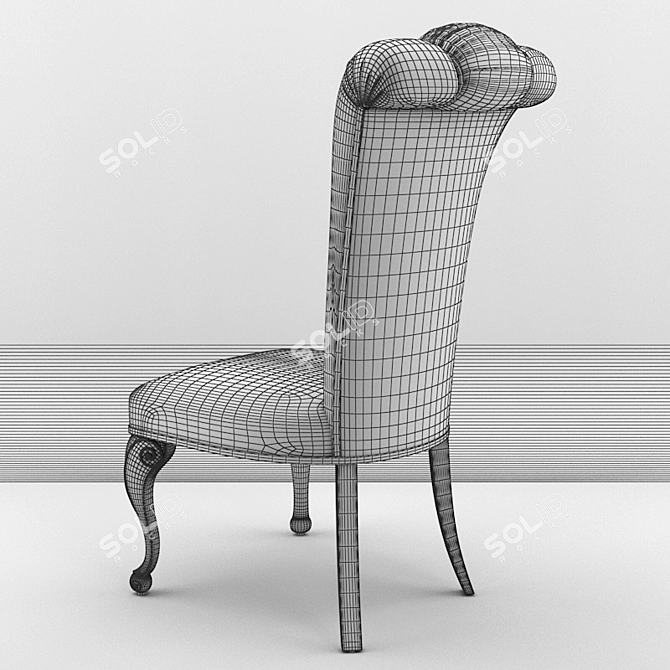 Elegant Isotta Chair: Italian Design 3D model image 3