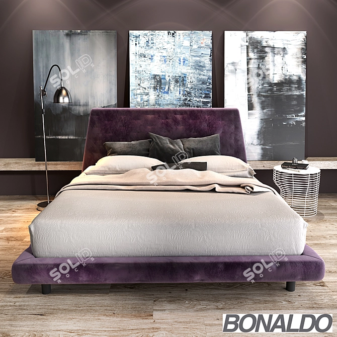 Bonaldo Joe Ego Bed: Unmatched Comfort 3D model image 1