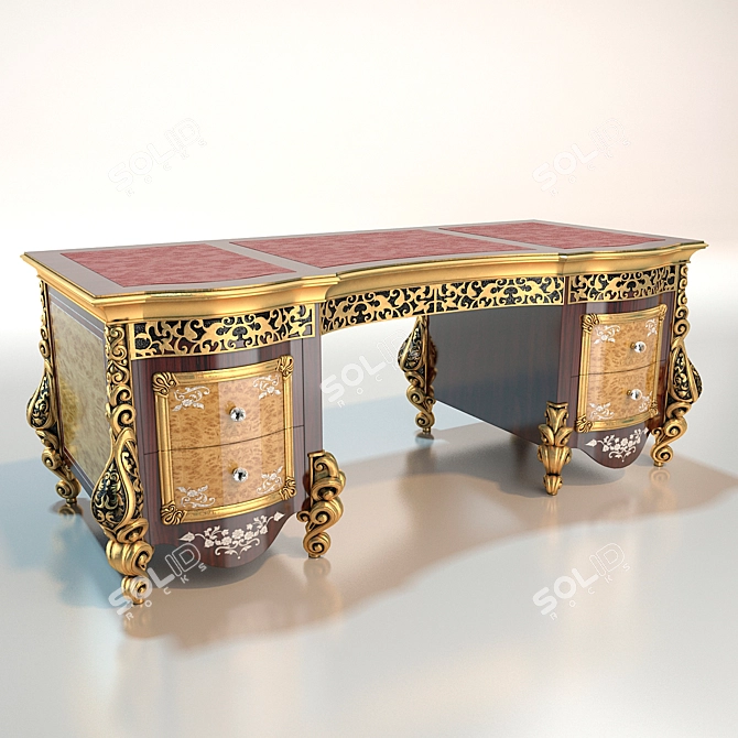 Royal Palace: Artistic Elegance for Your Head Table 3D model image 1