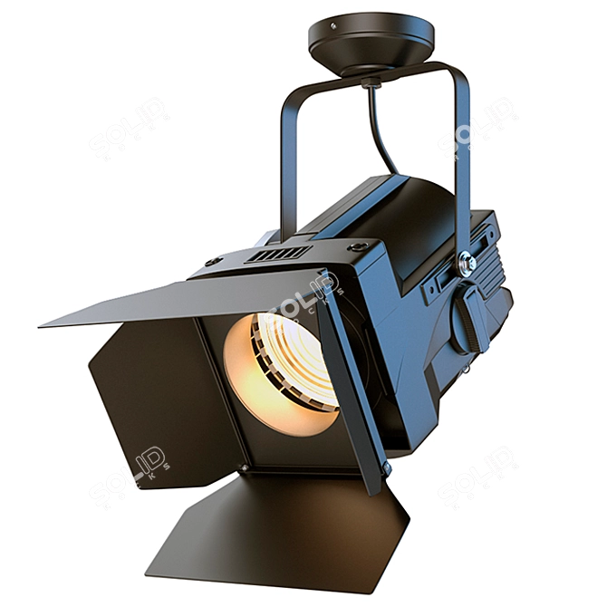 Source Four Fresnel: Powerful Lens, Ergonomic Design 3D model image 1