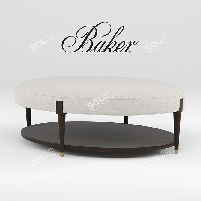 Ondine Baker Bench 3D model image 1