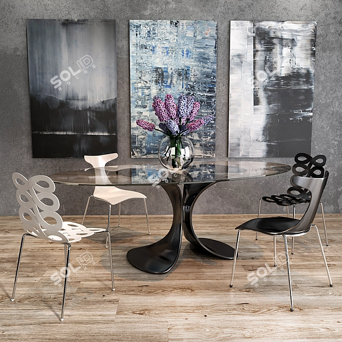 Elegant Ciacci Kreaty Furniture 3D model image 1