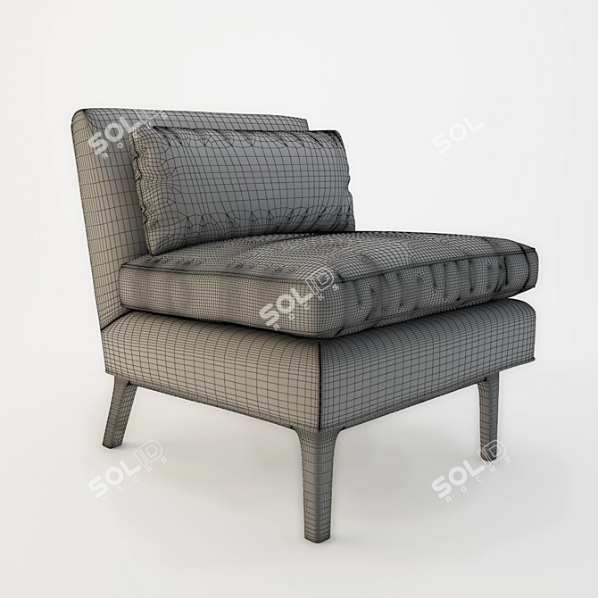 Arteriors Mustique Chair: Real-scale 3D Model & Unique Texture Names 3D model image 3