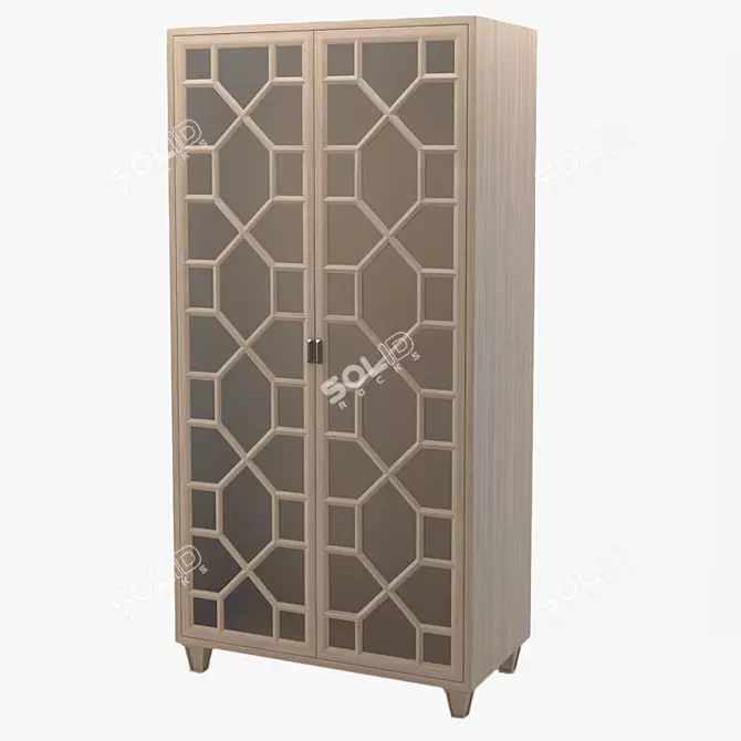 Sleek Remington Cabinet 3D model image 1