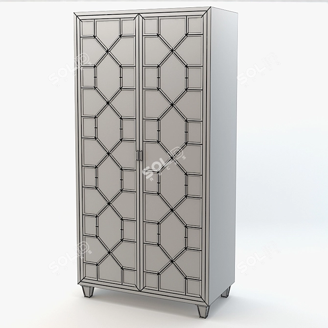 Sleek Remington Cabinet 3D model image 2