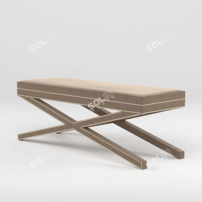 Customizable Bench Sofa & Chair Set 3D model image 2