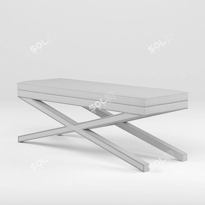 Customizable Bench Sofa & Chair Set 3D model image 3