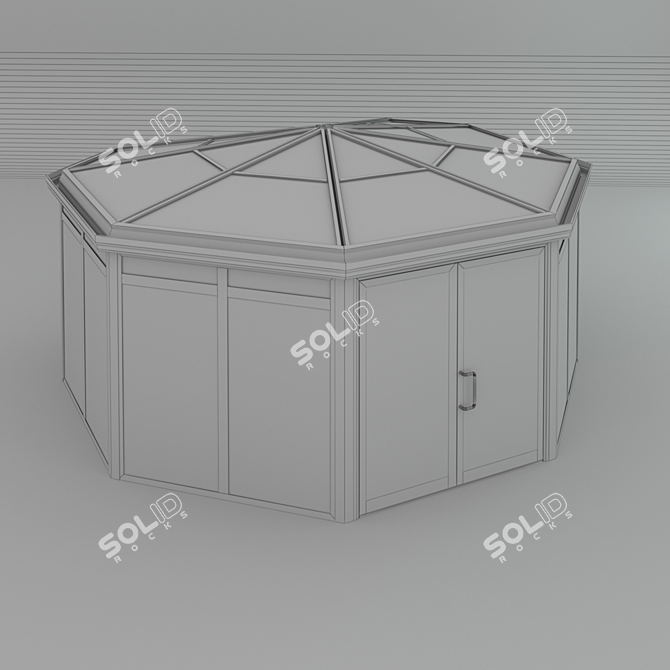 Winter Garden Corner Segment - CMC 50 MODUS 3D model image 3