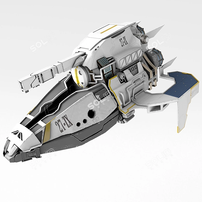 3D Spaceship Model - Multi-Purpose Toy 3D model image 1