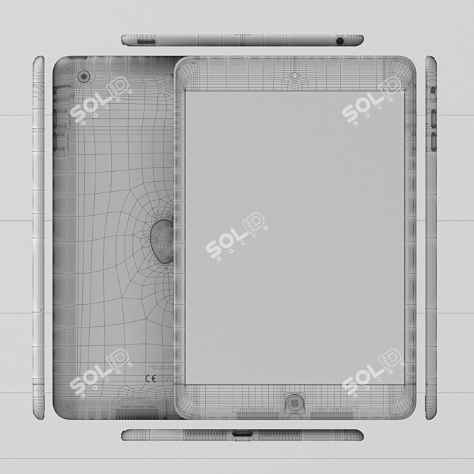 Compact and Powerful: Apple iPad Mini 3D model image 3