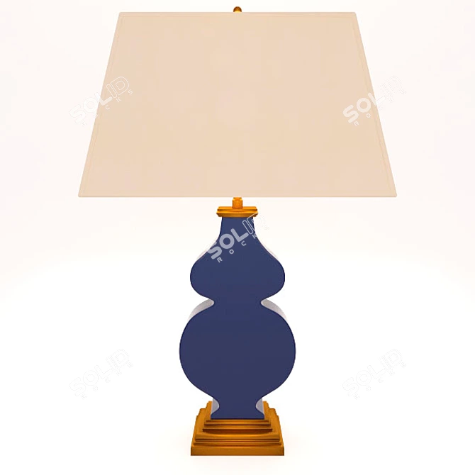 Elegant Table Lamp | Visual Comfort AH3063MB-NP 3D model image 1