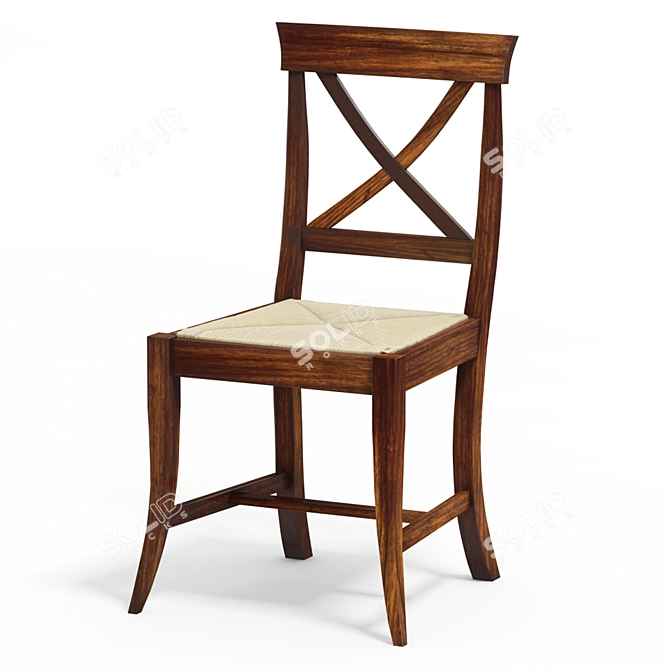 Elegant BL Mobili Chair: 3D Model 3D model image 1