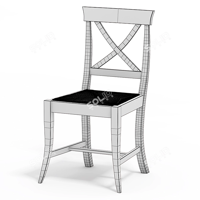 Elegant BL Mobili Chair: 3D Model 3D model image 3