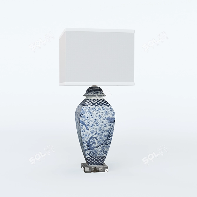 Elegant Ormonde Table Lamp 3D model image 1